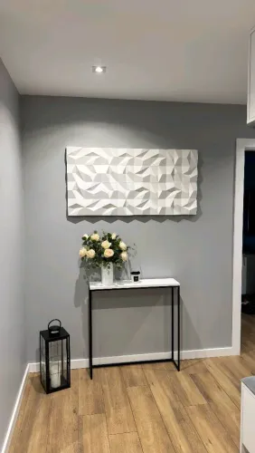 Painel 3D Geométrico Decorativo 18x18 cm | Impresso em 3D | Parede Moderna