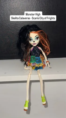 Boneca Skelita Calaveras Monster High G1 - Scary City of Frights