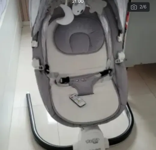 Cadeira de descanso e balanço maxi baby- com controle remoto