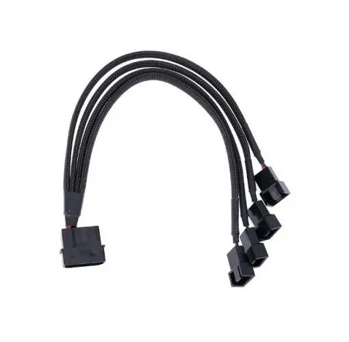 Cabo Adaptador de alimentação Molex Para 4 Fans