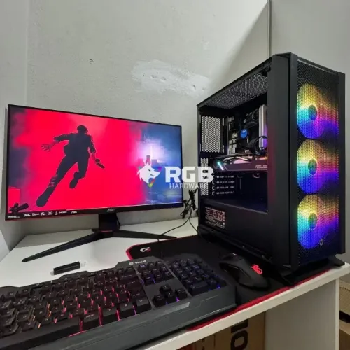 PC Gamer i5 10400F GTX 1660 SUPER 16GB RAM 512GB NVMe H410 3 Fans Vidro