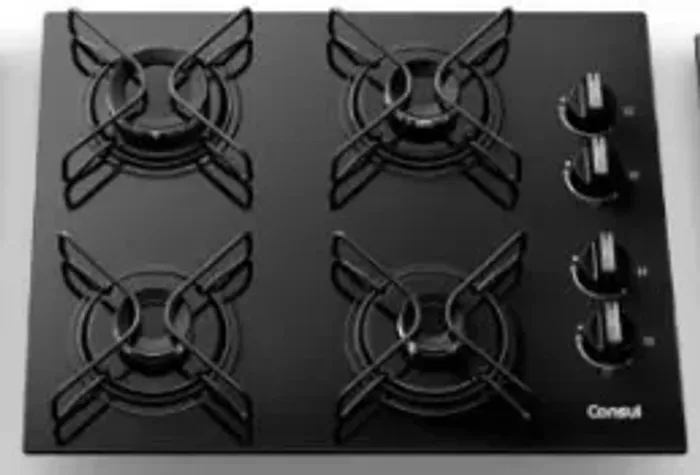 ? COOKTOP CONSUL 4 BOCAS CD060BE PRETO - MODERNO E ELEGANTE ?