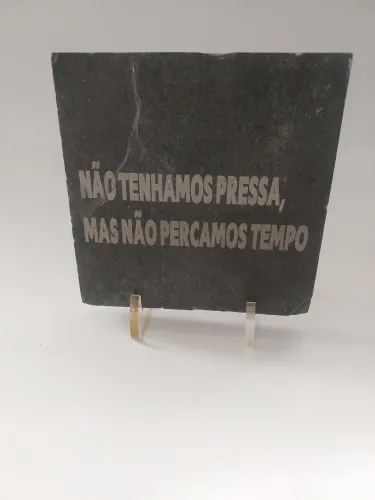 Enfeite em.pedra ardósia
