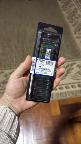 Memória Kingston Ddr2 2gb 667 Mhz Notebook 16 Chips 1.8v azul