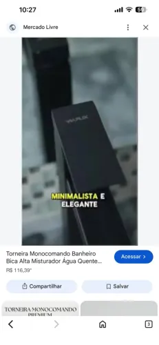 Torneira nova