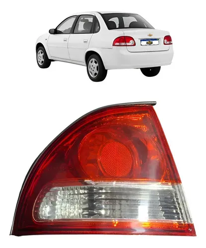 Lanterna Traseira Esquerda Corsa Classic 2010 A 2016 Canto Esquerdo/motorista Bicolor