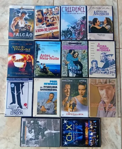 estojos(14) para dvd simples e duplos+brindes(leia descrição)Pacote