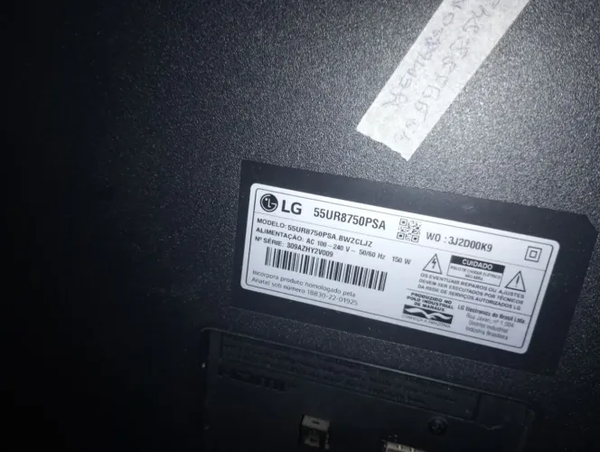 Tv LG com defeito 55p
