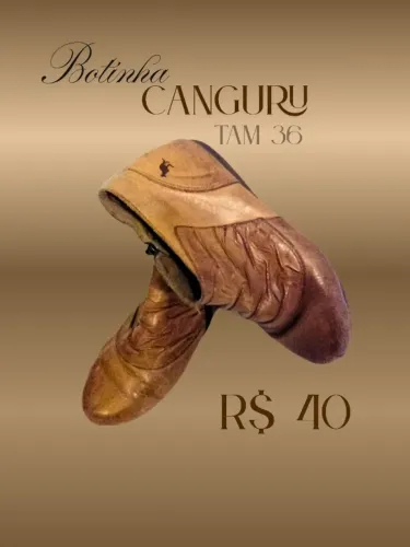 Botinha Canguru Caramelo Tam 36