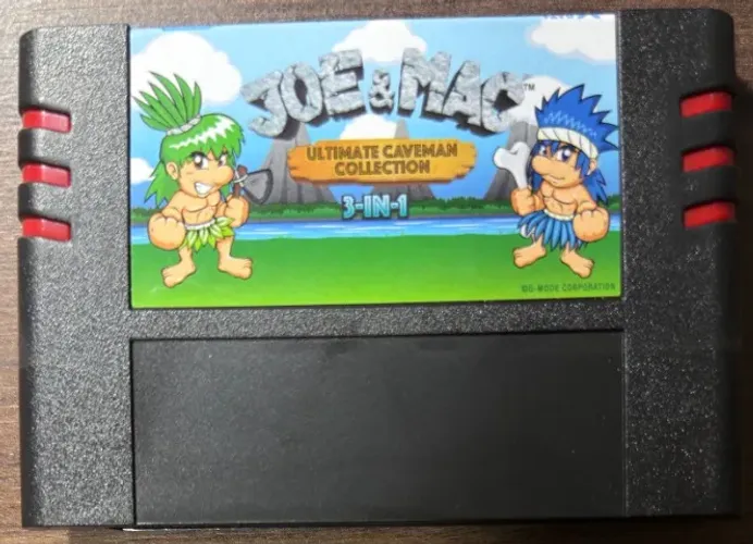Joe & Mac Ultimate Caveman Collection 16 bits Original SNES Super Nintendo SFC REF.303