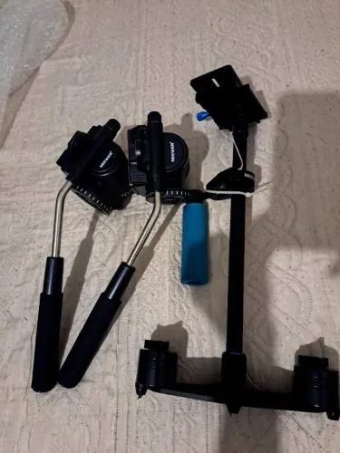Estabilizador de Câmera Neewer + Glidecam + Cabeças Fluídas - Kit Profissional Pre