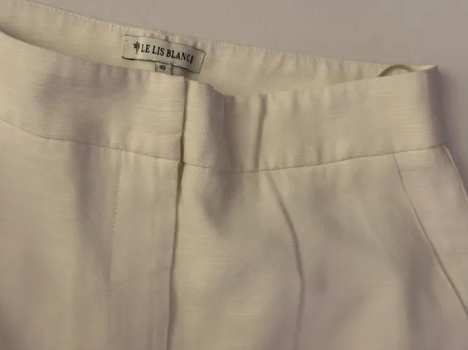 Calça Le Lis Blanc Alfaiataria Off White Feminina Tam. 40 Original