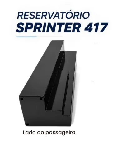Caixa de água p motorhome Splinter 417 85 litros lado do passageiro, fábricamossob medida