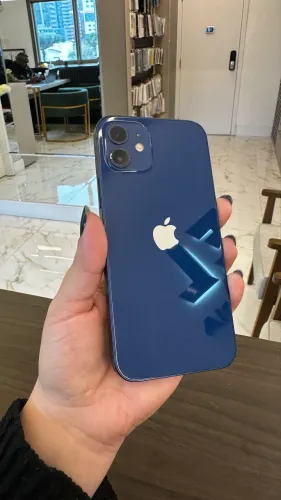 iPhone 12 128gb Azul Seminovo/ Loja Física