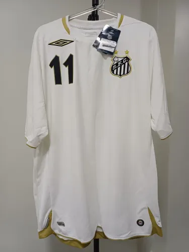 Camisa original do Santos 2007 Umbro Oficial Home #11 - Nova Na Etiqueta (Tamanho GG)