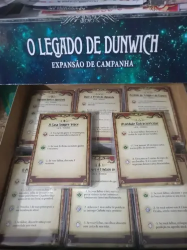 Pacote Expansões Arkham Horror: The Card Game - O Legado de Dunwich Impresso
