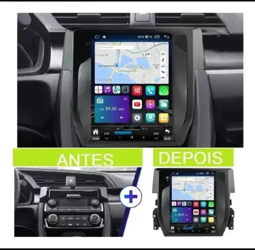 Multimidia Civic G10 Tesla 9.7''