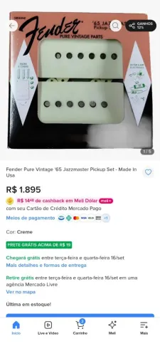 Captadores fender vintege jazz Master