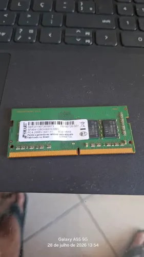 Memória Ram Notebook Ddr4 2666 8g (kingston, Smart, Adata) (Usado)