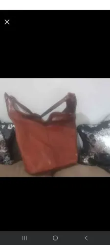Bolsa Grande de Couro Reforçada