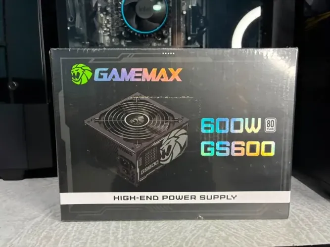 Fonte 600w 80plus Gamemax Nova Lacrada