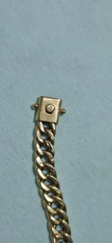 Corrente de ouro 18k, modelo de corrente trançado, 15.2gr. Aceito propostas de troca.