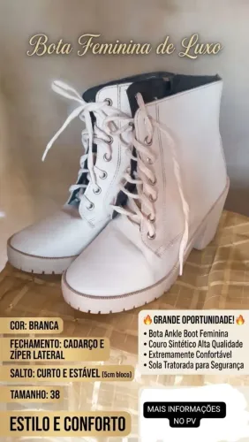VENDE SER UMA BOTA FEMININA LUXO