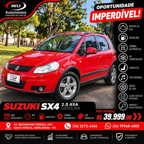 Suzuki SX4 2.0 16V 145cv 4WD 5P Aut. 2012