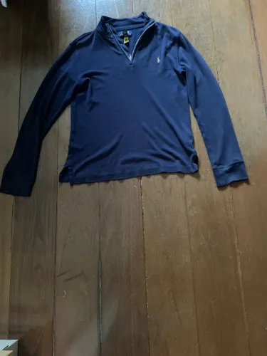 Quarter zip Ralph Lauren infantil 10-12, serve até 162