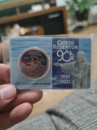 Vendo medalha Cristo Redentor 90 anos