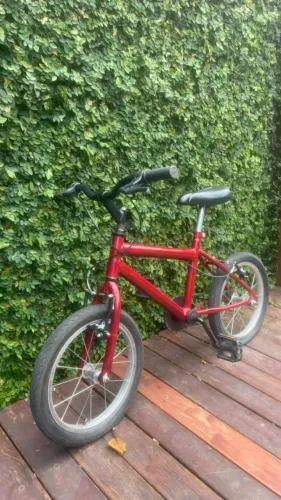 Bicicleta Infantil Aro 16 Vermelha - Estilo BMX Cross