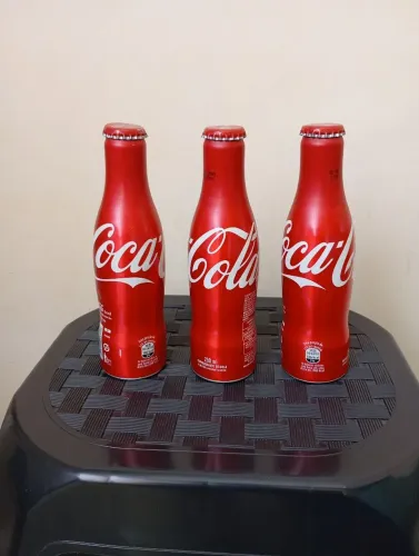 Garrafas Coca-Cola Vazias Alumínio Vermelhas