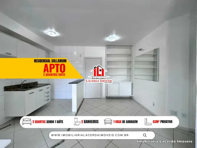 Residencial Sollarium, Apartamento com 2 quartos sendo 1 suíte semimilitado, 1º Andar