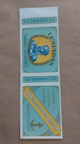 Rara embalagem Lusíadas anos 50