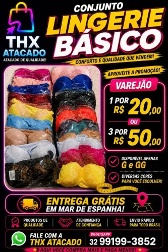 Conjunto Lingerie Básico 