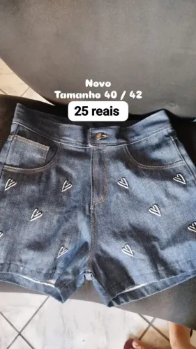 Short jeans 25 reais