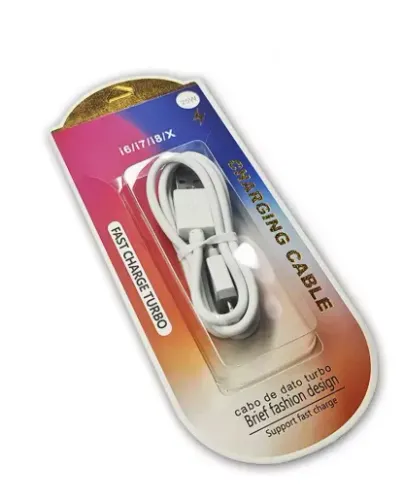 Cabo Carregador Turbo 25W tipoC/iPhone, Reforçado - tipoC