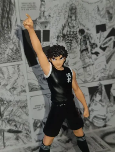 Figura Colecionavel Kojiro Hyuga (Steve Hyuga) - Super Campeões / Captain Tsubasa