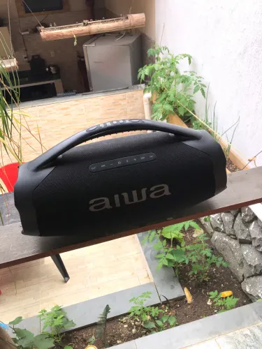 Caixa bombox aiwa