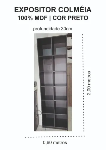 Expositor colmeia 60cm
