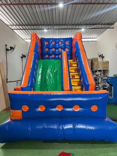 Escorregador Inflável 2 em 1 (Tobogã Alegria 4,0m & Toboágua) 