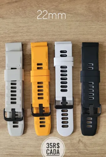 Pulseiras 22mm para Amazfit GtR 2 3 Haylou, Stratos, Active, Garmin