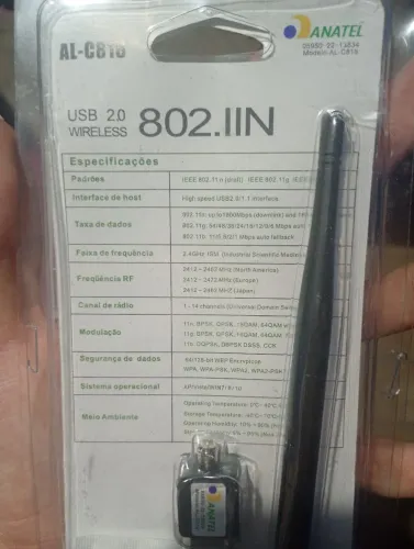 Adaptador WIFI USB