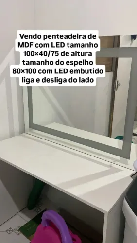 penteadeira 100% MDF