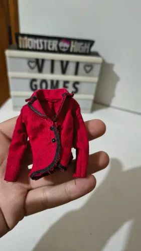 Monster high peça reposição casaco Clawdia
