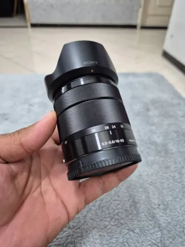 Lente Objetiva Sony Emount 18-55mm Sel1855 Oss Black