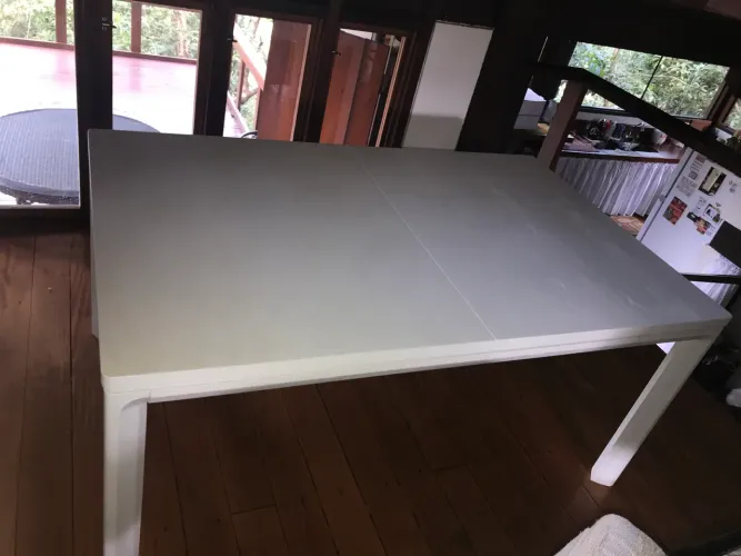 Mesa de jantar Madeira laqueada branca 