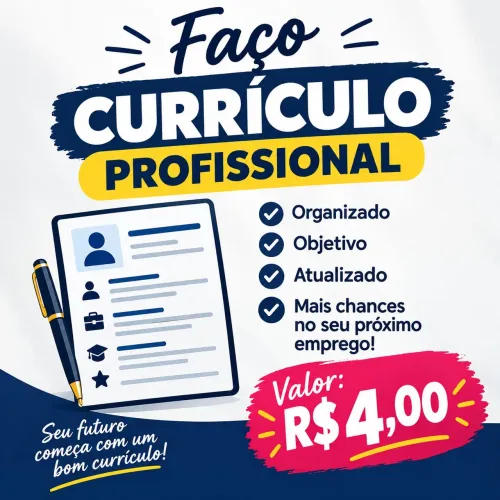 Faço seu currículo