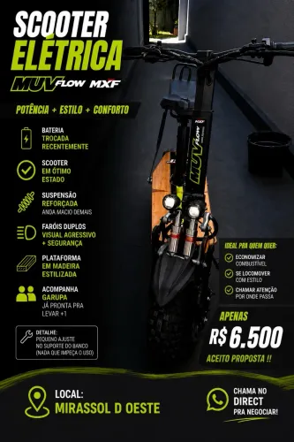 Patinete Elétrico MXF MUV Flow 