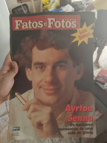 Lote com raridades Mamonas + Ayrton Senna
